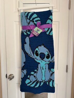 Disney Blue & Teal Stitch Character Blanket